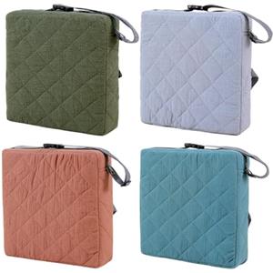 Gungtj Seggiolino portatile per bambini, sicuro e delicato sulla pelle, per mangiare, 32,6 x 32,6 x 8,9 cm, per pittura, cena, campeggio, spiaggia, facile da usare e da viaggio