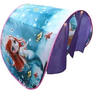 LEEMASING Tenda da letto fantasy, divertente, pieghevole, pop up, per interni ed esterni, misura doppia, per ragazzi e ragazze, tenda per bambini, casetta per bambini (Sirena con luce remota)