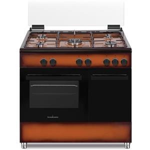 SCHAUB LORENZ CUCINA 90x60 MARRONE PORTAB. GAS+GRILL ELET. 5 F. A SLORENZ