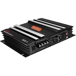 Jandra Amplificatore per Auto Amplificatore Audio Ad Alta Potenza in Lega di Alluminio Nero C-236 3800 W 2 Canali per Subwoofer per Auto