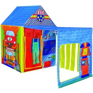 Sport1 One The Sport Maker Sport1 Garage delle auto Happysun casetta da giardino per bambini. Casetta per bambini da giardino/interno. Casa per bambini con struttura in plastica tubolare. Facile montaggio. Dim. 150x75x110cm.