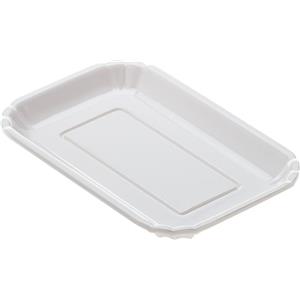 Leone Vassoio Bignè in Melamina Bianco 17,5 x 11 cm