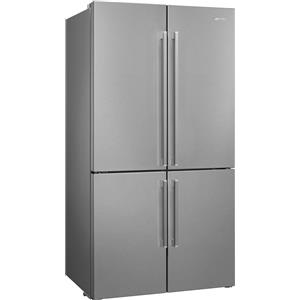Smeg Frigorifero side by side 4 porte a libera installazione FQ60XE finitura inox da 91 cm