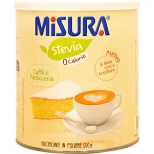 Generico Misura Stevia Dolcificante in Polvere Zero Calorie per Dose - 1 x 500 Gr