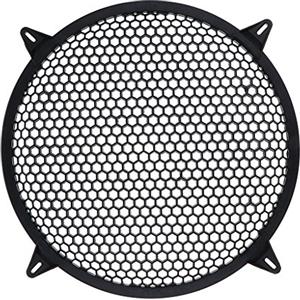 INVEES Griglia universale per subwoofer per auto, 30,5 cm, colore: nero