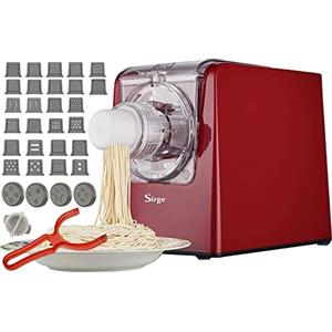 Sirge PASTAMAG30 Macchina per la Pasta 300 W - 30 Trafile - fino a 900gr di pasta - Estrusione Verticale e Orizzontale - inclusi accessori per ravioloni omaggio