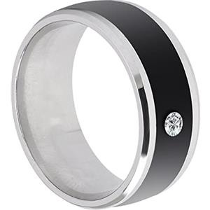 Tbest NFC Ring, Smart Ring Android, NFC Smart Ring Multifunzione Magic Wearable Device Universale per Telefono Cellulare (taglia 9) (taglia13)