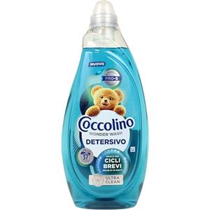 Generico Coccolino Wonder Wash Detersivo Liquido per Lavatrice, 37 Lavaggi, Ideale per Cicli Brevi (1 Pezzo, Ultra Clean)