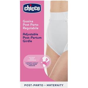 Chicco Guaina Post Parto Regolabile Taglia 6 Colore Bianco - Supporto Morbido per il Recupero Fisico