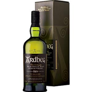 Giordano Vini Ardbeg Islay Single Malt Scotch Whisky Ten Years Old Formato: 0.70 l