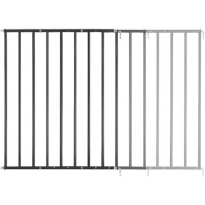 Badabulle Cancelletto di Sicurezza Bambini Safe&Protect XL - Fissaggio a vite, Cancelletto estensibile (da 60 a 106,5 cm) - Facile apertura, Nero