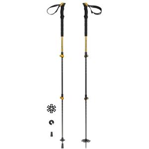 Ferrino Mustang Bastoncini Leggeri Telescopici per Trekking e Scialpinismo, Alluminio 7075, Regolabili 60-135 cm