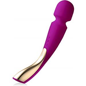 LELO SMART WAND 2 Large, Massaggiatore Manuale per Tutto il Corpo, Magic Wand con 10 Modalità di Vibrazione, Vibratore Donna e Uomo, Deep Rose