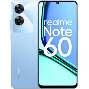 realme Note 60 Smartphone 6+128 GB, garanzia di fluidità ArmorShell di 48 mesi, fotocamera Super Clear da 32 MP, display Eye Comfort, da 90 Hz batteria massiccia da 5000 mAh, Voyage Blue