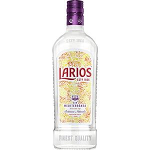 Larios London Dry Gin, Gin al profumo di limone e bacche di ginepro, gin spagnolo con ingredienti 100% naturali - 1 bottiglia da 1L