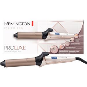 Remington Ferro Arricciacapelli - Per ricci grandi 32mm - PROluxe Digital: Tecnologia OPTIheat, rivestimento ceramico Grip-Tech; Display LCD fino a 210°, con morsetto, onde delicate, CI9132