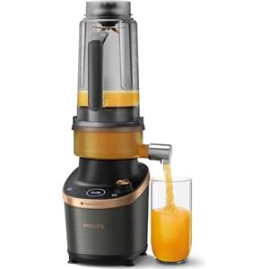 Versuni Philips Flip&Juice Frullatore ad alta velocità Serie 7000 con modulo spremiagrumi, tecnologia Flip&Juice & ProBlend Ultra, app HomeID, Programmi preimpostati, funzione di pulizia rapida (HR3770/10)