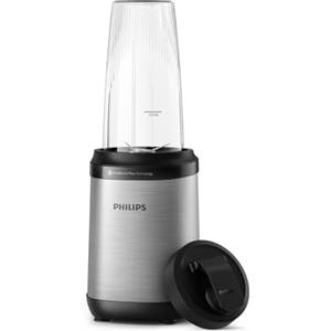 Versuni Philips Serie 5000 Frullatore - Potenza 800W. Tecnologia ProBlend Plus. Lame rimovibili. Facile da Pulire. Design Elegante e Compatto. Contenitore Grande. Nero (HR2764/00)