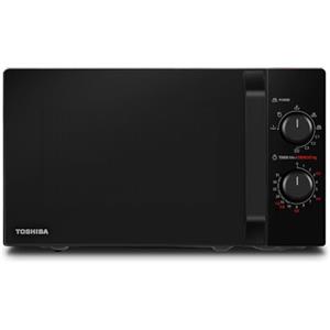 Toshiba MW2-MG20P(BK) 3-in-1 Forno Microonde Grill Combinato, 20 L, 5 Livelli di Potenza Regolabili, Timer, 800 W, Grill 1000 W, Nero