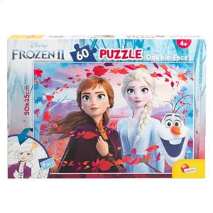 Liscianigiochi Lisciani Giochi Frozen Puzzle Doppia Faccia, 60 Pezzi, Multicolore, 65318.0