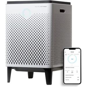 COWAY AIRMEGA 300S con app IoCare, Purificatore d'aria fino a 176m² con Tecnologia GreenHEPA. Rimuove il 99,999% delle Nanoparticelle fino a 0,01 µm*, Certificazione ECARF per gli Allergici