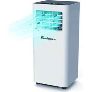 Adamson A9000 | Condizionatore Deumidificatore Portatile con Tubo + 3-in-1 + NUOVO 2024 + Deumidificatore Integrato, Ventilatore e Modalità Raffreddamento + Telecomando + 9000 BTU + GARANZIA 5 ANNI