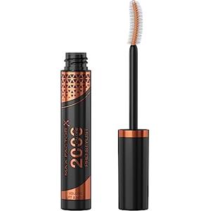 Max Factor 2000 Calorie Pro Stylist Mascara, fino a 24 ore di volume, effetto lifting, formula a lunga tenuta, scovolino incurvato per sollevare le ciglia, non sbava, vegano, Black, 9 ml