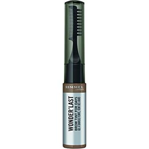 Rimmel London Tinta Sopracciglia Wonder'Last, Applicatore Massima Precisione con Punta Sottile, a Lunga Durata fino 2 giorni, Riempie e Definisce le Sopracciglia, 002 Soft Brown