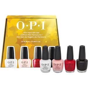 OPI x Wicked Mini Nail Lacquer Gift Set - Set di Smalti per Unghie, Bubble Bath, Alpine Snow, Big Apple Red e Lincoln Park After Dark (4 x 15ml)