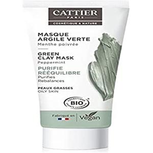 CATTIER PARIS Cattier Mini Maschera - Argilla verde, pelle grassa, 30 ml