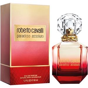 ROBERTO CAVALLI Paradiso Assoluto, Eau de Parfum da Donna, Fragranza floreale speziata, 50 ml