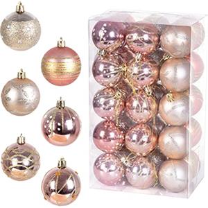 Uten 30 Pezzi Palle di Natale Palla di Natale Ornamento Fai da Te Come Decorazione stagionale Decorazione di Nozze Palla appesa (6 cm)