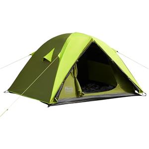 TIMBER RIDGE Tenda da campeggio 4 persone impermeabile 3000mm, tenda Blackout a 2 porte, tenda familiare per campeggio, viaggi, escursioni e giardino