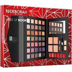 Deborah Milano - Trousse Set Regalo Donna Make Up Book Volume 3 Toni Caldi, Include Palette di Ombretti, Gloss, Rossetti e Polveri Viso dai diversi Finish e Colori, in Carta FSC