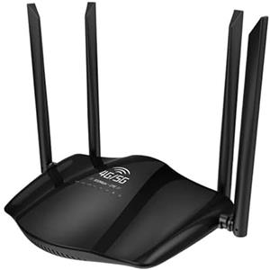 DISCORAMA® - MODEM ROUTER WIFI WIRELESS 4G LTE 5G 2.4GHZ 300MBPS, ROUTER WI-FI 4 ANTENNE CON 1 SLOT SIM LAN