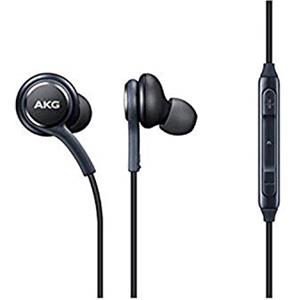 SAMSUNG AKG Replacement Cuffie originali per Samsung Galaxy S8 e S8 Plus, nere AKG [EO-IG955]