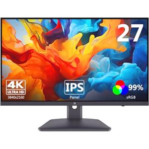 Z Z-Edge Z-Edge Monitor PC 27'' IPS 4K UHD (3840x2160), FreeSync, Schermo Ufficio 16:9, 75Hz, 5ms, 2*HDMI2.0 & 2*DP1.4, Inclinazione Regolabile, Colori Ultra Realistici & Cornice Ultra Sottile(DP Cavo Incluso)