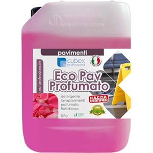 Cubex Detergente detersivo per Pavimenti profumato Eco PAV PROFUMATO 4X5KG