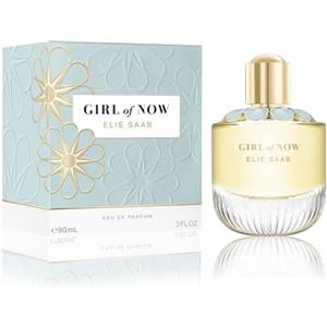 Elie Saab Girl of Now 90 ml - Eau de Parfum da Donna - Fragranza Floreale Gourmand - Note Irresistibili di Mandorla, Fiore d'Arancio e Patchouli - Flacone in Vetro Trasparente