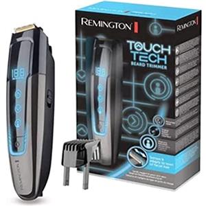 Remington Regolabarba Uomo - Regolazione della lunghezza 0,4-18 mm - Superficie touch screen digitale, Funzionamento a rete-batteria agli ioni, Funzione di ricarica micro USB, Touch Tech, MB4700