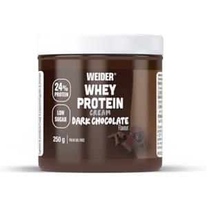 Weider Whey Protein Cream (250g) Gusto Cioccolato Nero, Crema Proteica Spalmabile con 24% di Proteine, con Proteina di Siero del Latte, Senza Zuccheri Aggiunti, Senza Olio di Palma