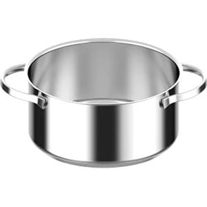 Moneta Allegro Casseruola 2m 20 cm in Acciaio Inox per tutti i Fuochi 2.9 Litri