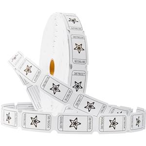 KreativeKraft Giochi da Tavolo o Accessori Bingo con Fiches, Cartelle, Biglietti Riffa e Pennarelli per Tombola, Ideale per Famiglie e Adulti (Lotteria Bianca)