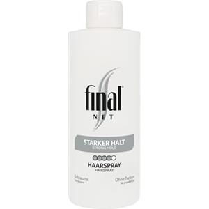 Final NET Forte tenuta: spray lucido per tutti i tipi di capelli con forte tenuta, spray fisso, lacca per capelli da donna, spray per capelli, spray per capelli, spray per capelli, senza profumo,