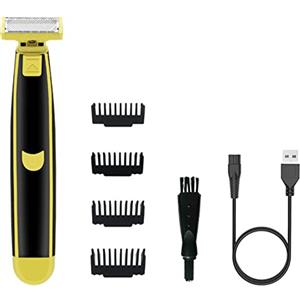 Nsxayiwe Rasoio Elettrico Barba, Shaver Rasoi Lavabili per Tutto Il Corpo, Rasoio Elettrico per Peli Delle Gambe E Viso Con Rifinitore, Ricaricabile, Rasoi Da Uomo Bagnati E Asciutti