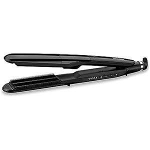 BaByliss ST492E Piastra a Vapore Steamstraight, Piastre in Ceramica da 39 mm, Riscaldamento Advanced Ceramics, Idrata e Liscia i Capelli, 5 Temperature, Auto Spegnimento di Sicurezza