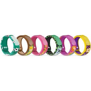 Para'Kito Braccialetto Antizanzara Kids Plus - Ricaricabile con 2 Piastrine, in Neoprene, per Polso e Caviglia