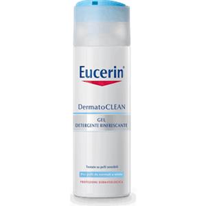 Eucerin Gel Detergente Rinfrescante 200ml - Per pelli normali e miste, rimuove impurità e make-up, compatibile con pelli sensibili