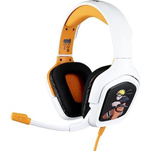 Konix Naruto Shippuden Cuffie gaming PS4, PS5, Switch, Xbox One e Series X|S - Microfono - Cavo da 1,5 m - Connettore Jack da 3,5 mm - Design Naruto