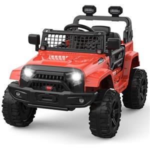 ZoomBuggy 12V Macchina Elettrica Per Bambini, Auto Elettrica Per Bambini Con Telecomando Da 2,4 Ghz, Sospensioni a Molla, Luci a Led, Bluetooth, 2 Velocità, Macchina Elettrica Bambini 3-8 Anni